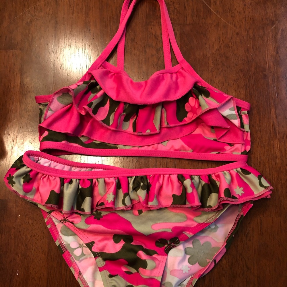 Girls Camo bathing suit